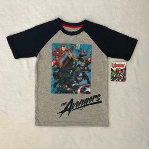 Marvel Avengers Boys T-Shirt Size M-8 NWT